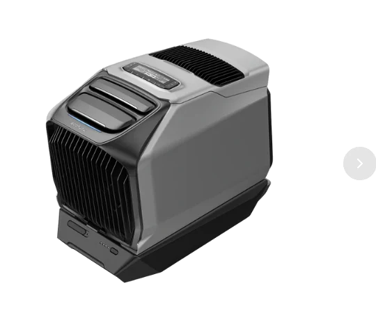 EcoFlow WAVE 3 portable air conditioner viewed from the front