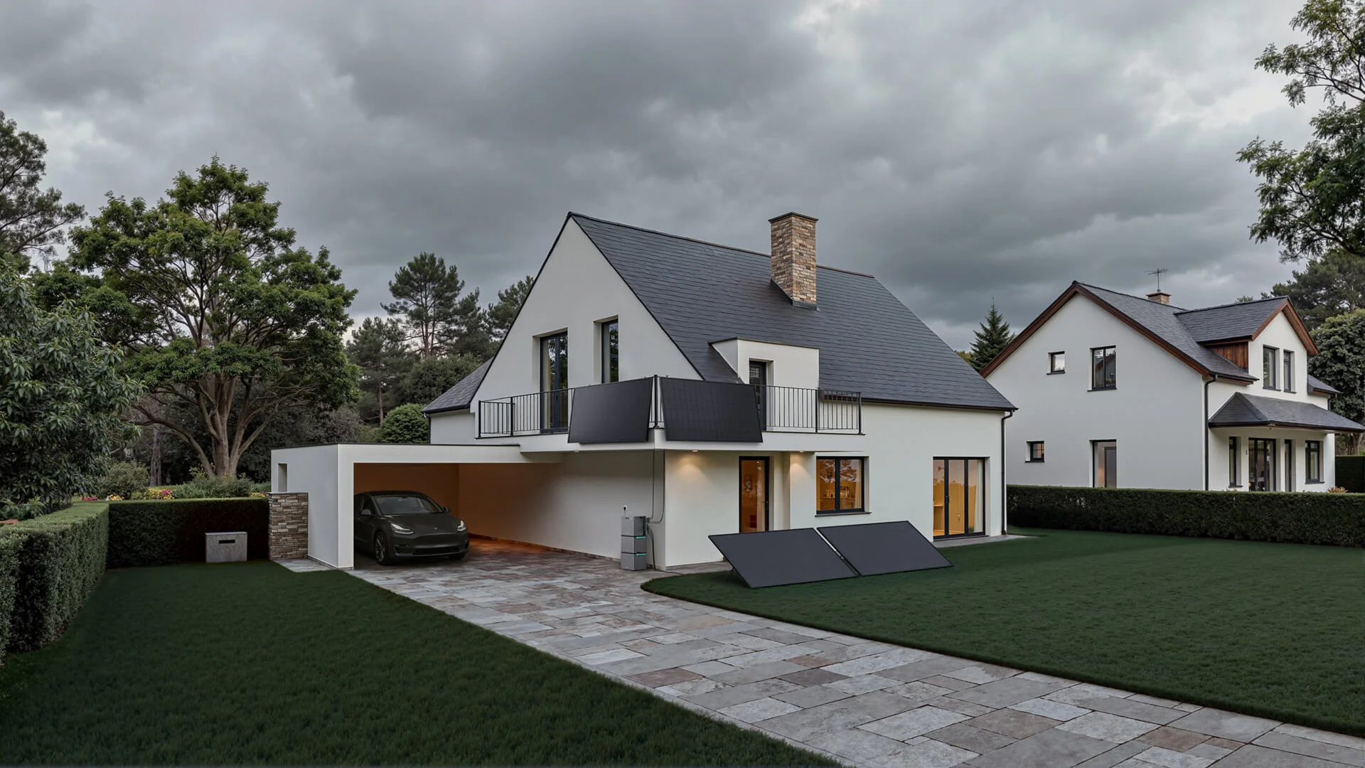 Maison équipée du système Zendure SolarFlow